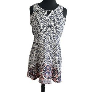 Alya Navy and White Mini Dress size small